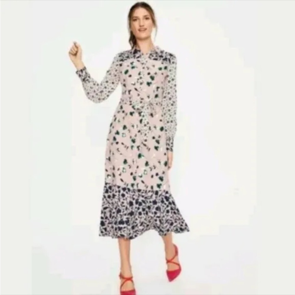 BODEN Sybil shirt dress,  size 8P US, NWT